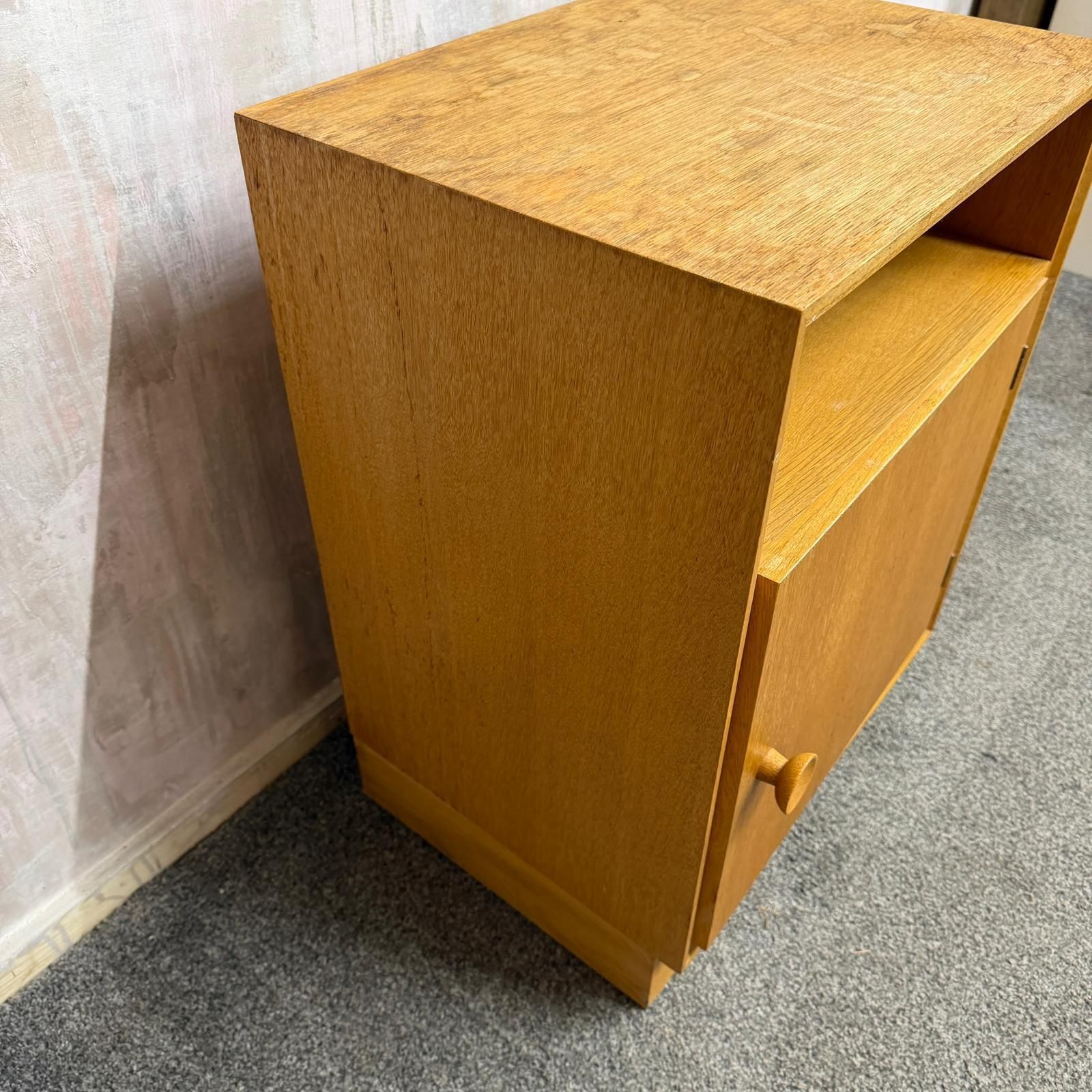 Mid Century Meredew Bedside Cabinet Shelf Cupboard photo buy