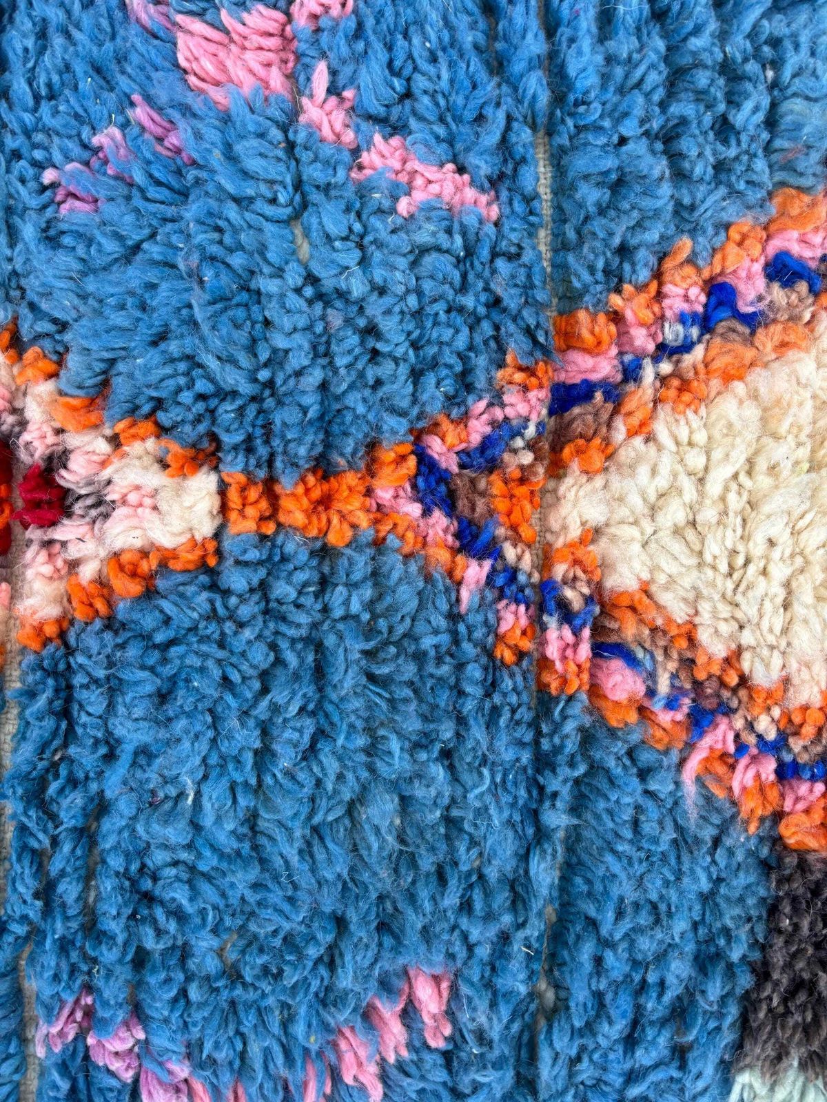 photo furniture Blue Boujad Moroccan Berber Runner 70x300 Cm For A Modern Living Interior Home.