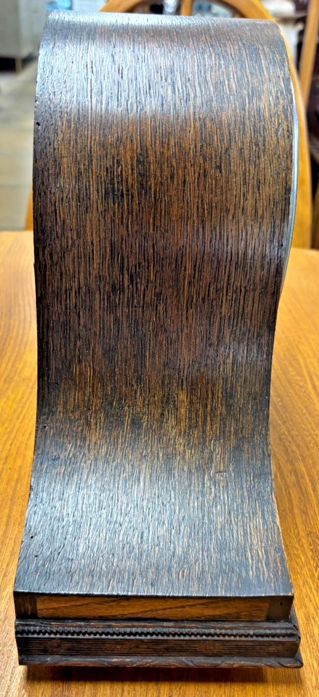 1940's Vintage Westminster Chiming Nelson Hat Shaped Wooden Mantel Clock W/O photo buy