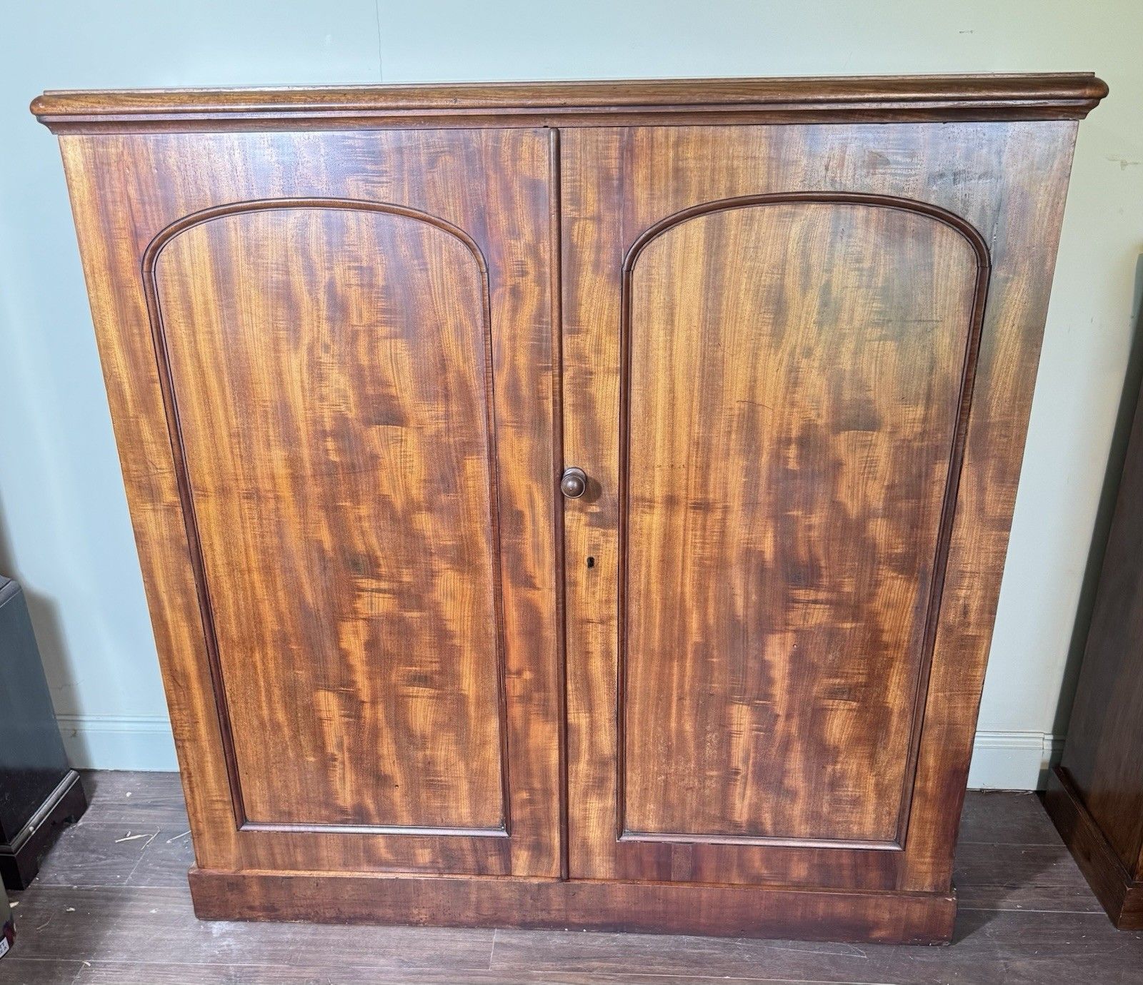 Victorian Mahogany Linen Press photo 525.0