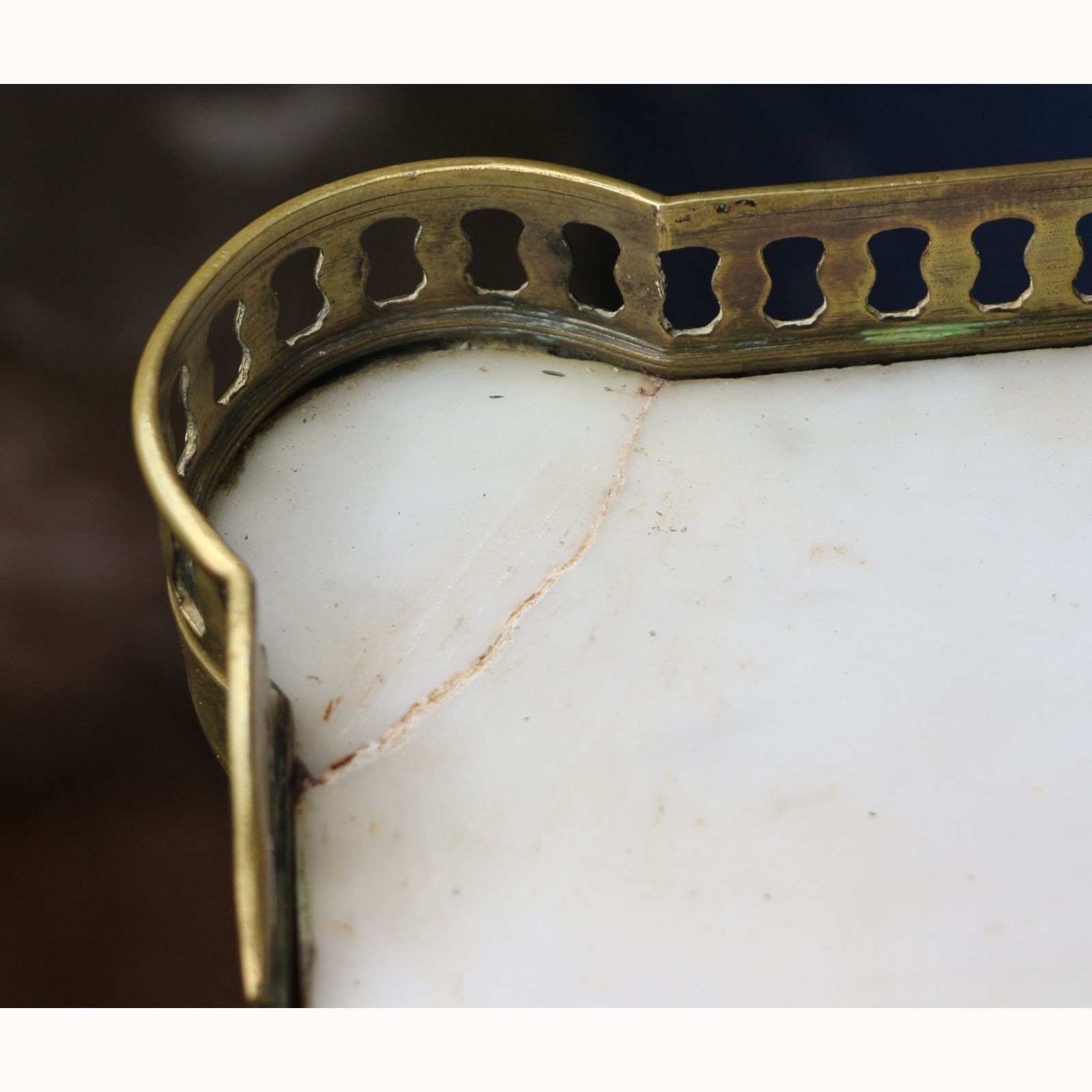 Furniture An Antique French Empire Mahogany & Brass Bound Escritoire Or Fitted Desk photo
