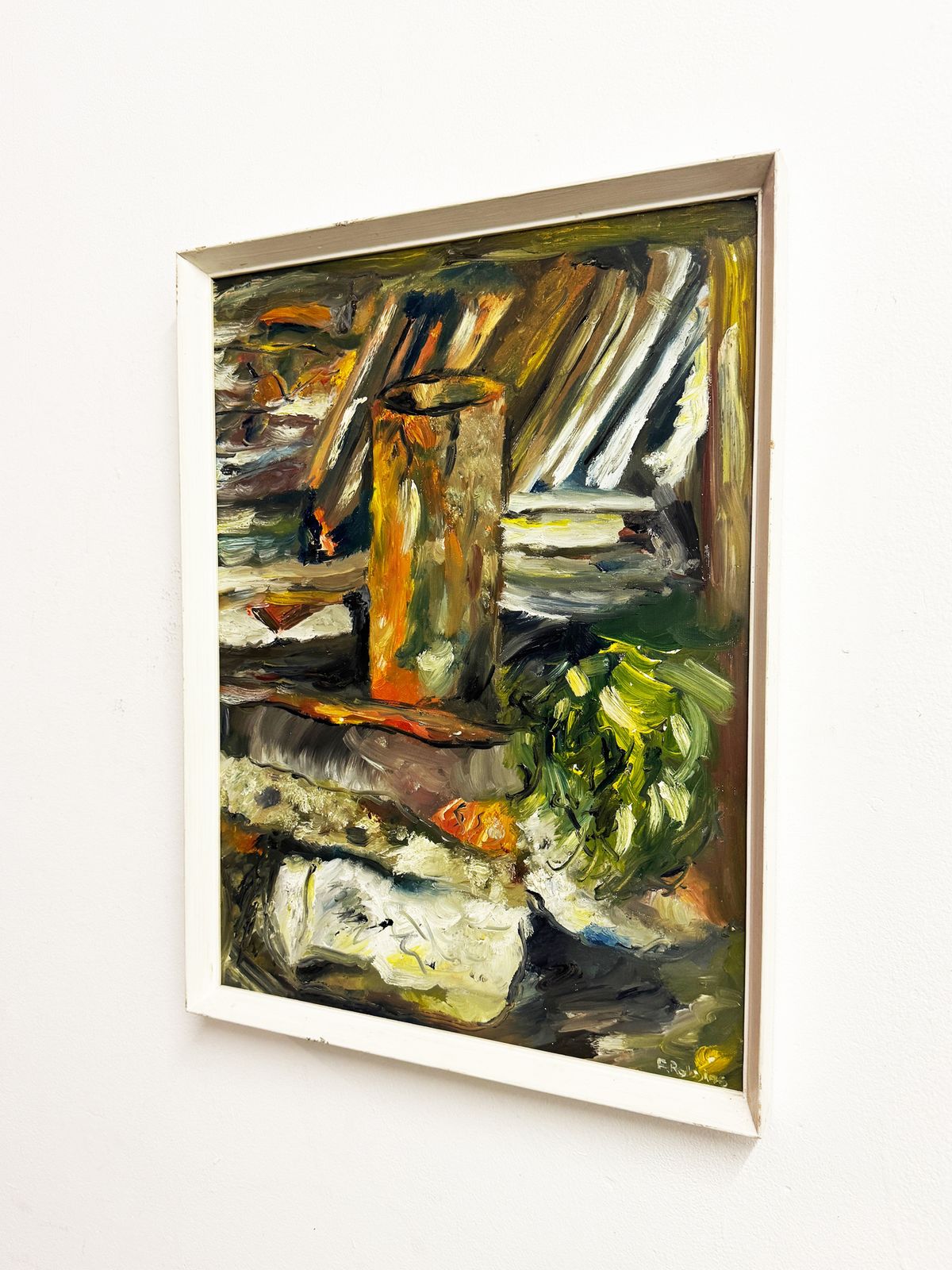 Felix Robbins, Abstract Still Life Oil Painting photo for sale