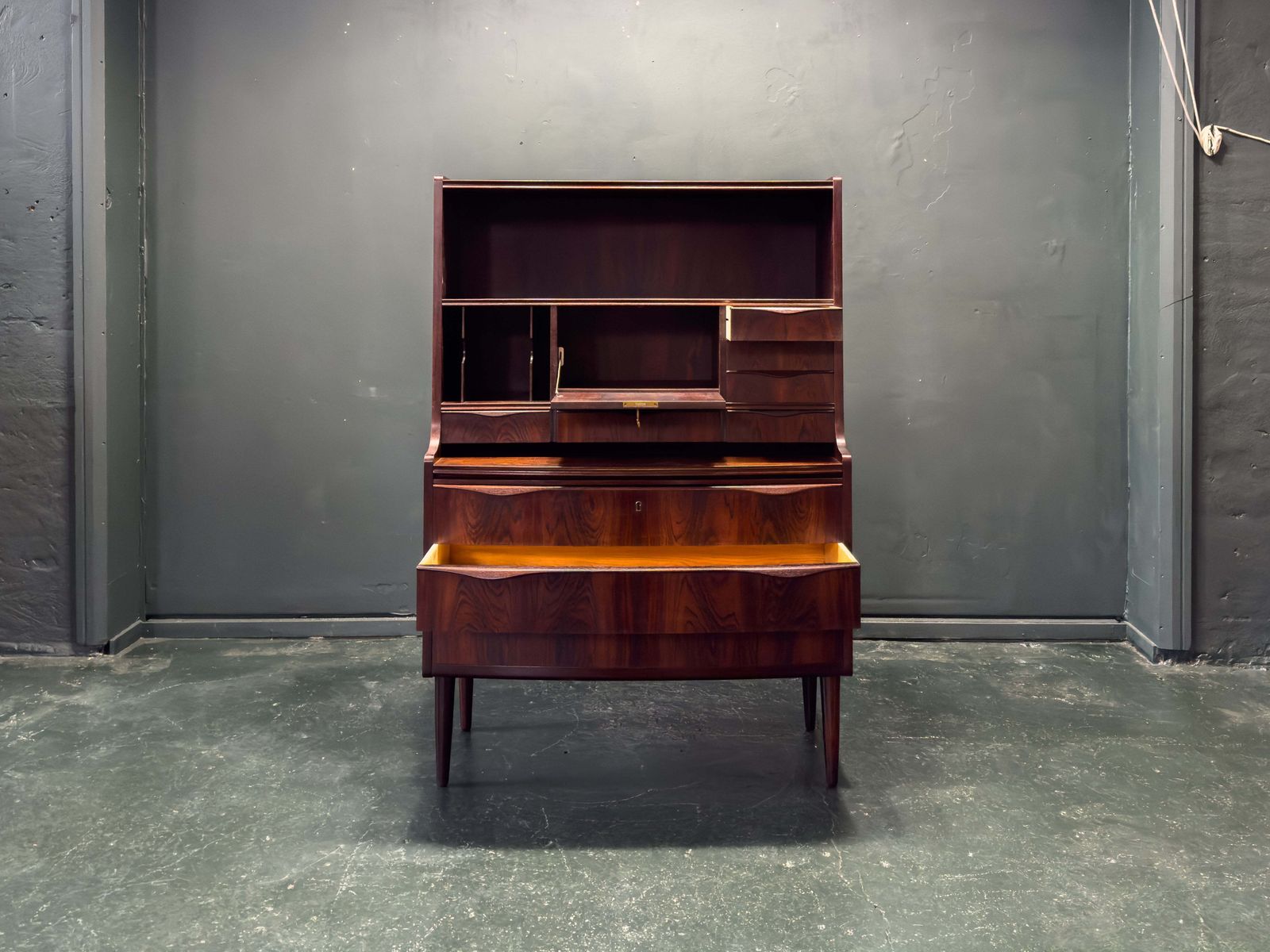 Erling Tortvits Large Rosewood Bureau photo for sale