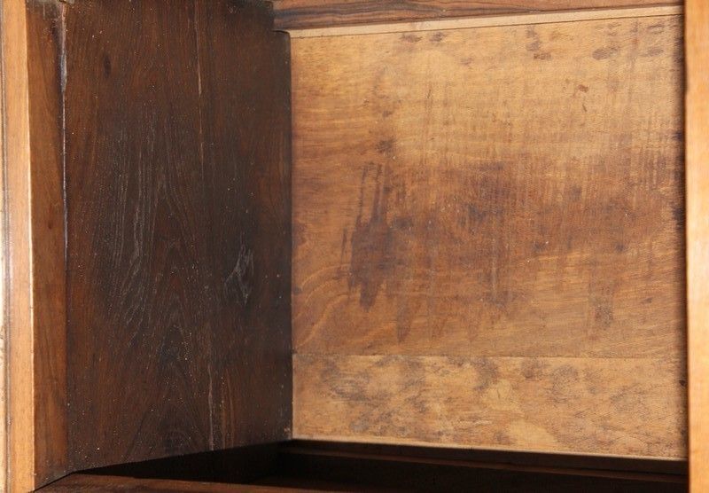 Bedside Restoration Walnut 19th photo vinterior