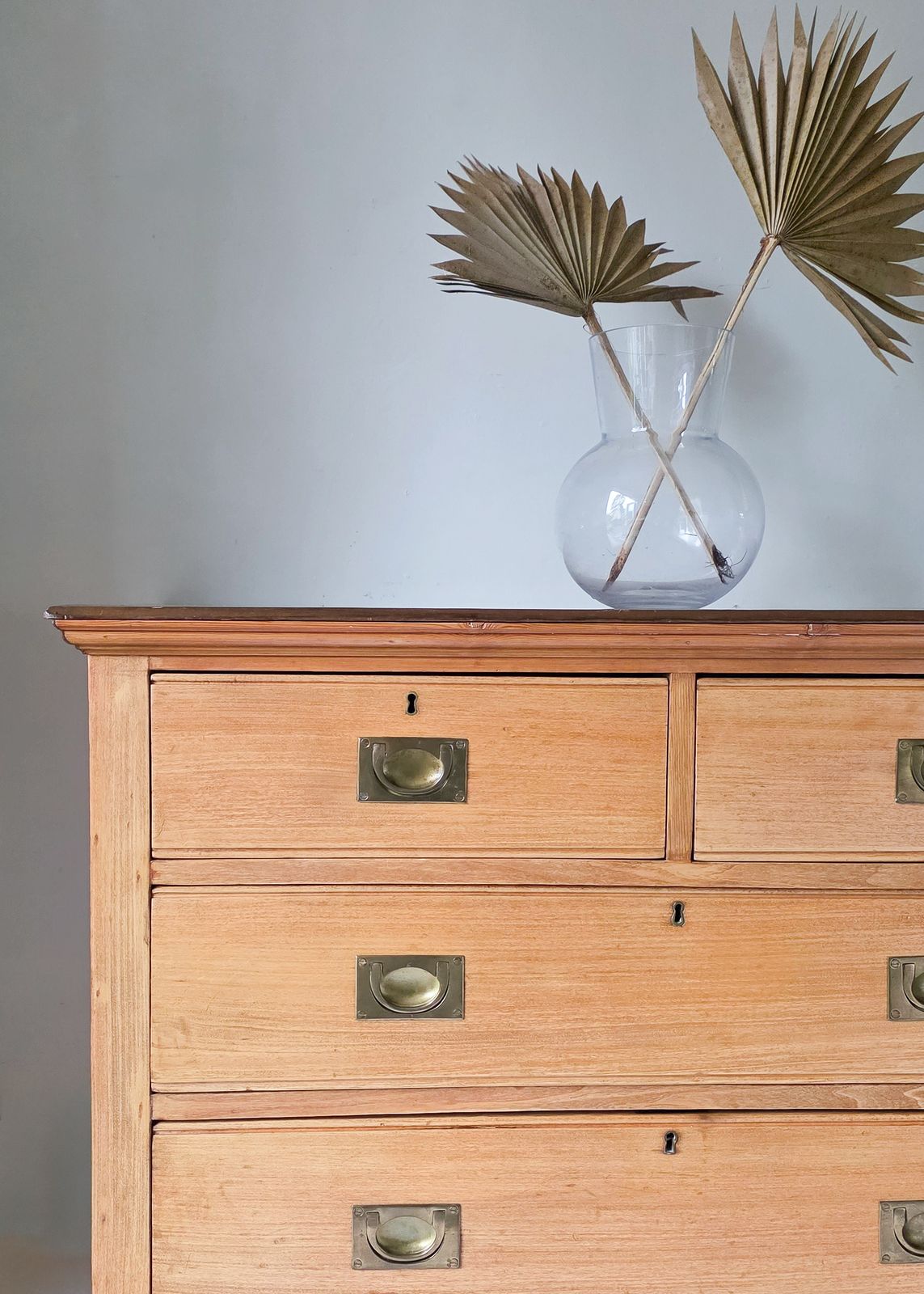Furniture Antique Pine Merchants Chest Of Drawers photo