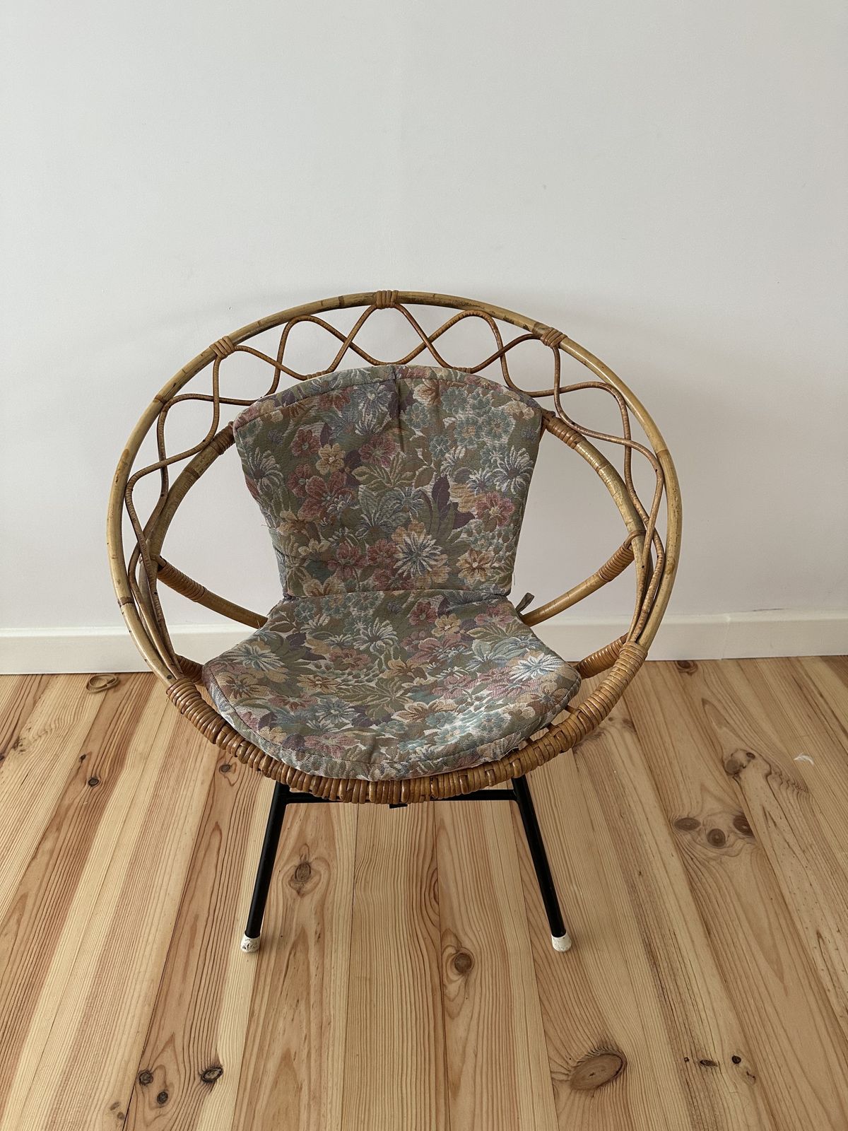 Mid Century Bamboo Metal Chair Rohe Noordwolde photo buy