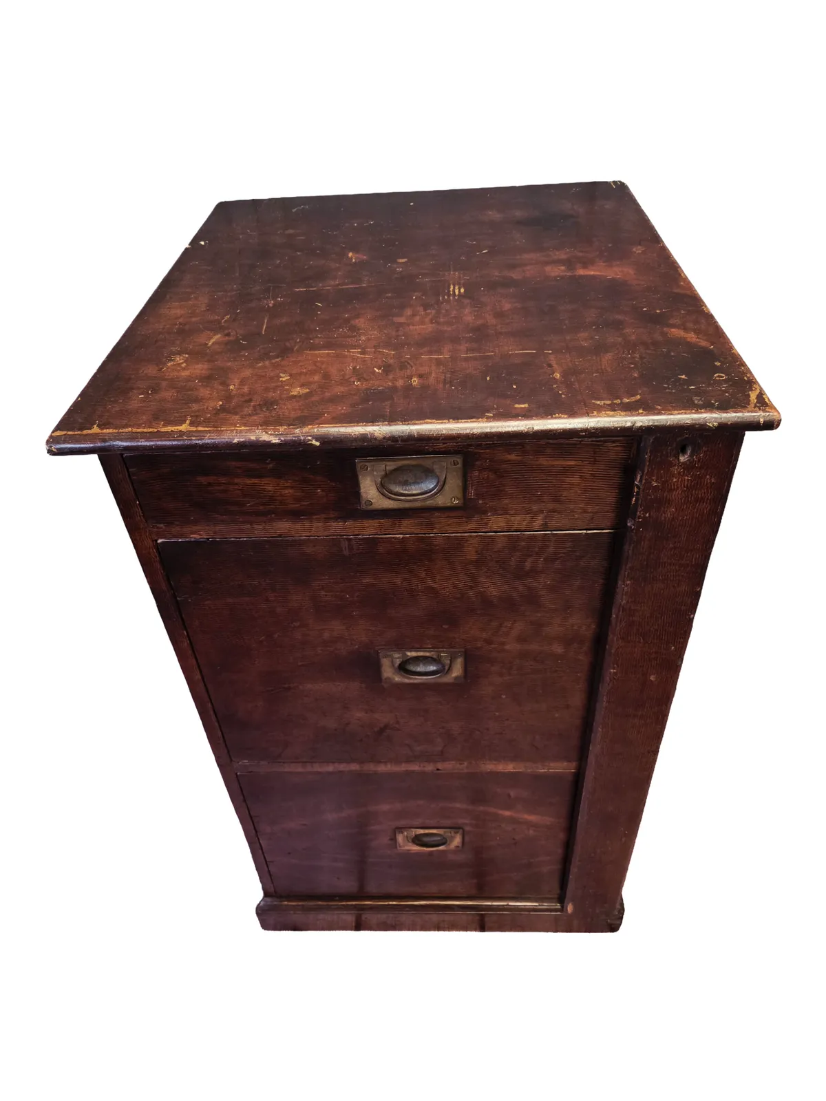 Early 20th Century Industrial Pine Drawers    3 Drawer Filing Cabinet photo vinterior