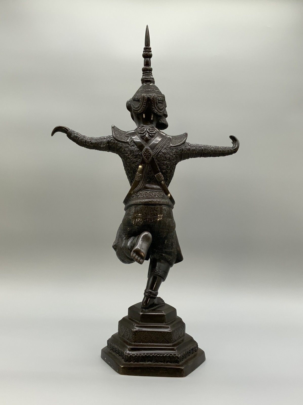 Large Bronze Sculpture Court Dancer Statue From The Applied Arts School Bien Hoa photo buy
