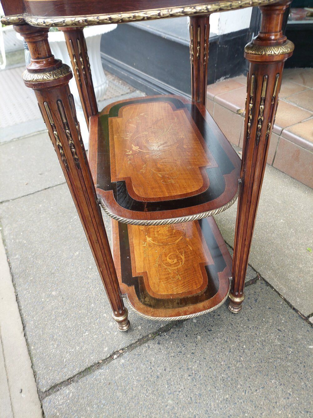 Victorian Marquetry Whatnot Jewellery Cabinet photo 1450.0