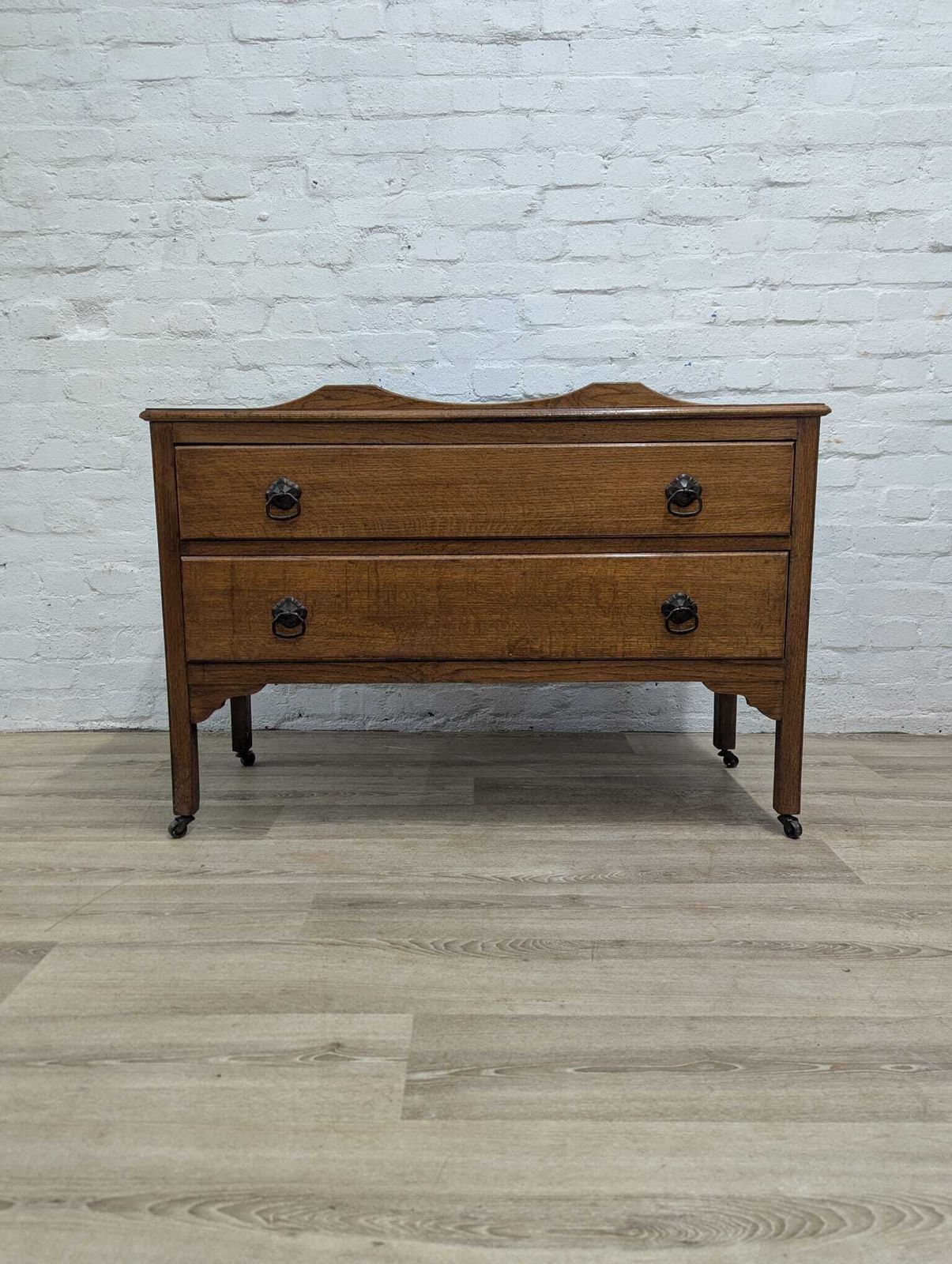1930's Oak Chest Of Two Drawers