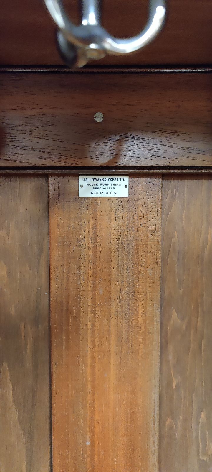 Early 20th Century Oak Hall Cupboard Single Wardrobe By Galloway And Sykes photo 350.0