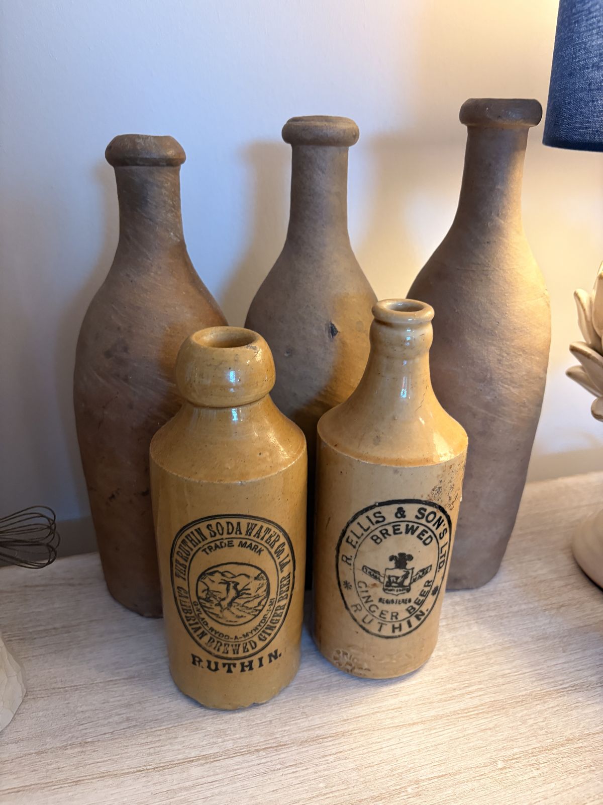 Collection Of Vintage Beer Bottles