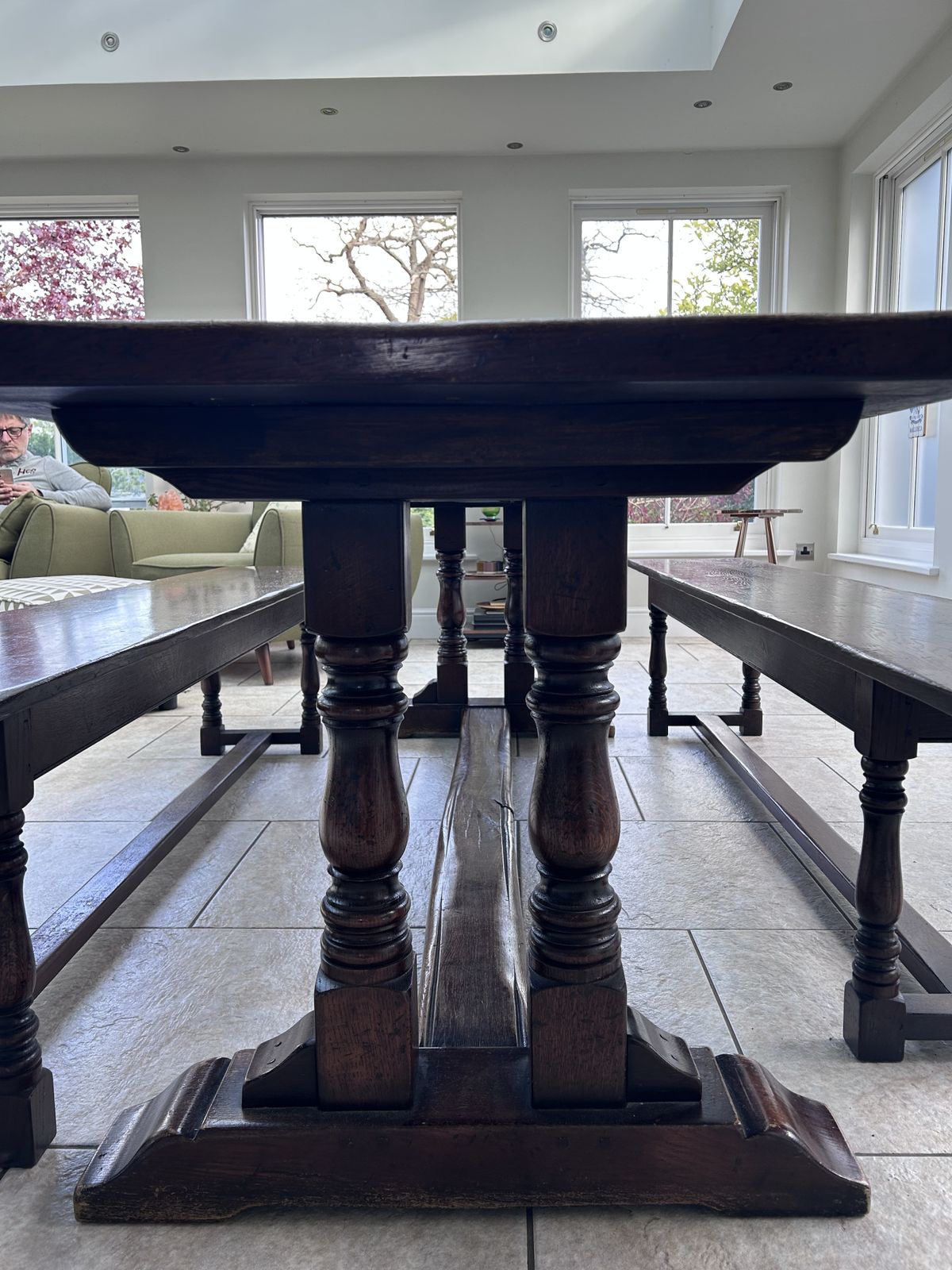 Refectory Dining Table And Benches photo 450.0