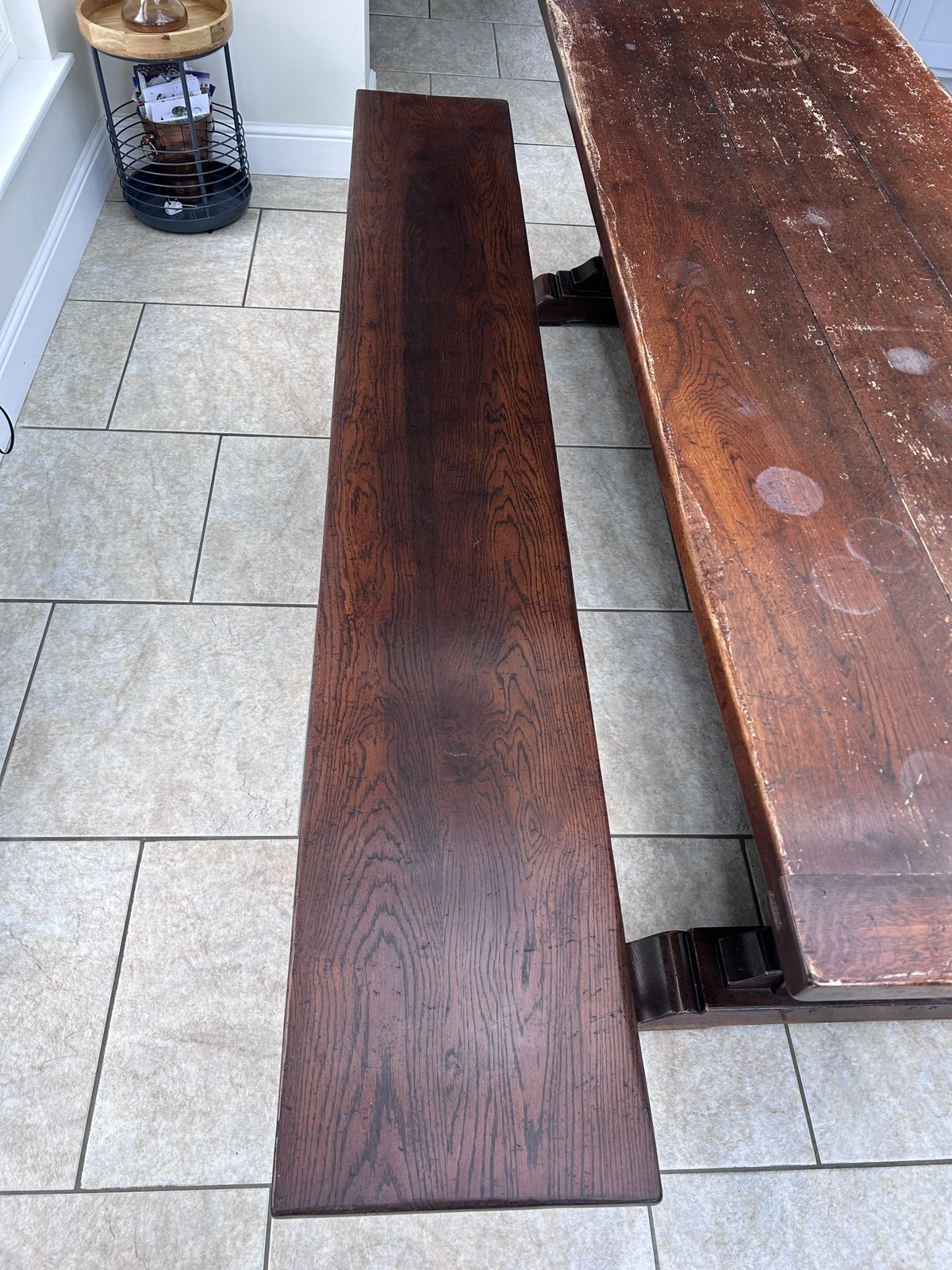 photo furniture Refectory Dining Table And Benches