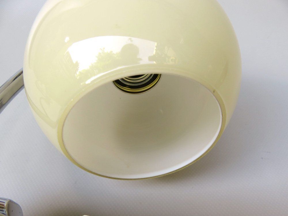 photo buy Art Deco Chrome Plated Bedside Lamp With Glass Shade, 1930s