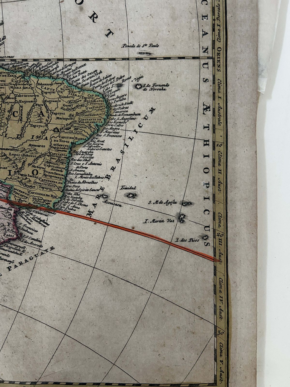 1716 Homann Map Of America   Hand Coloured photo buy