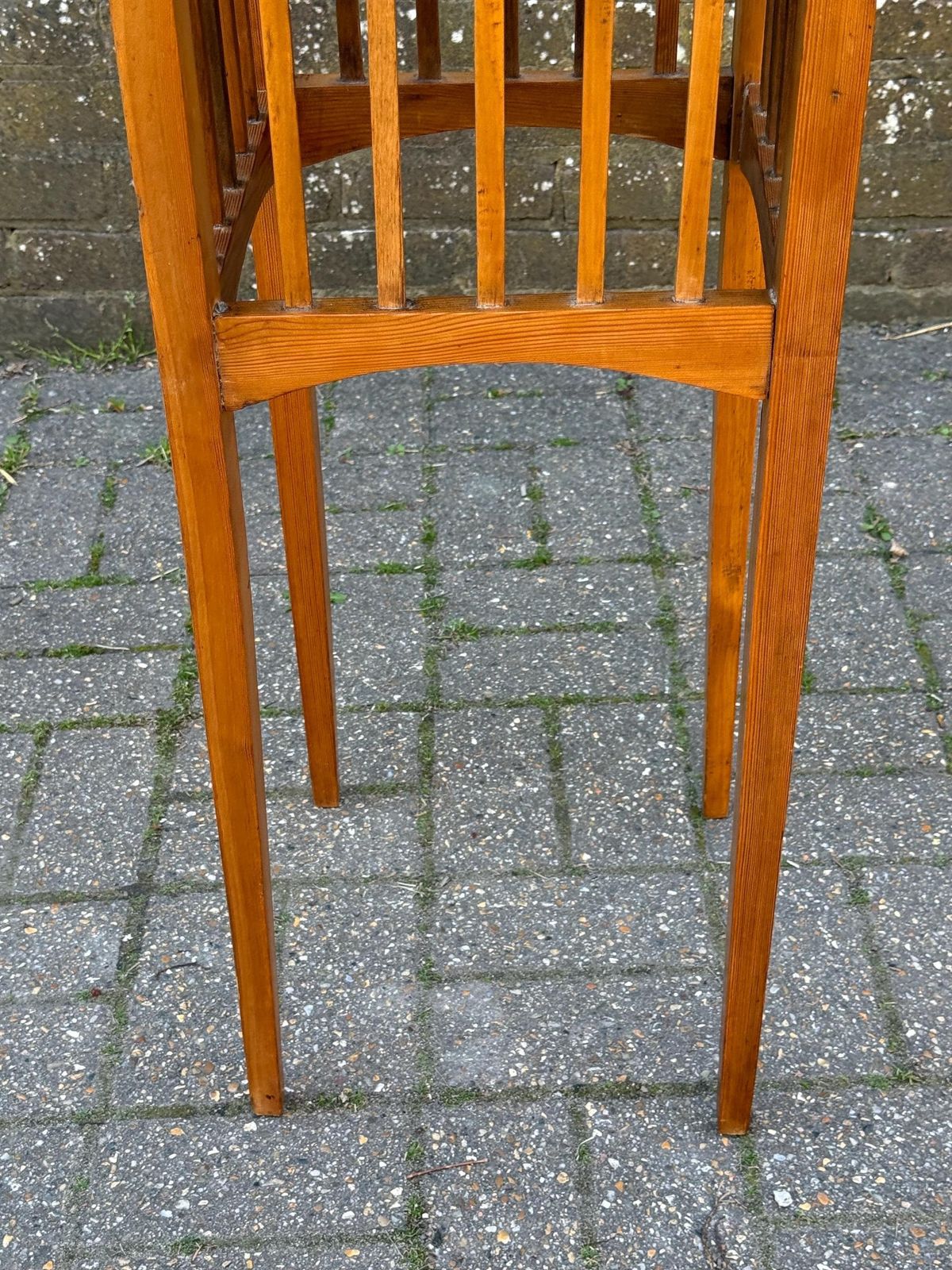 Vintage Inlaid Plant Stand Edwardian Style Wooden Side Table photo Furniture