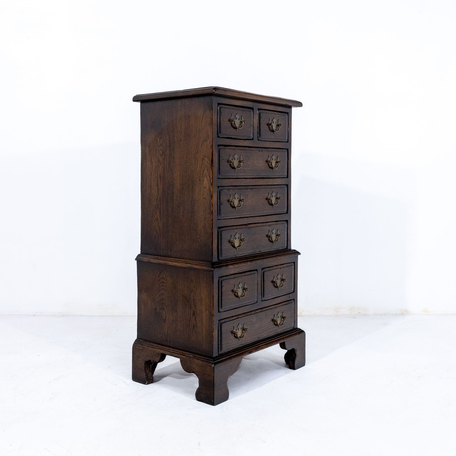 Oak Georgian Style Chest On Chest photo 494.0