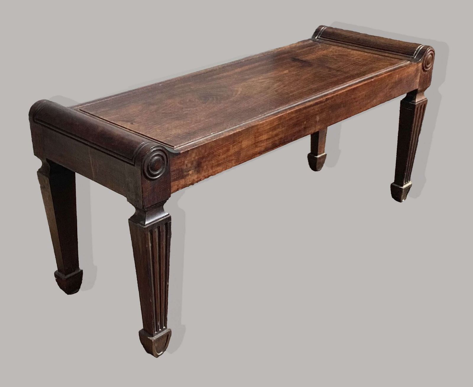 Iconic Regency Mahogany Hall Bench / Seat, Attributed To Marsh And Tatham photo Furniture