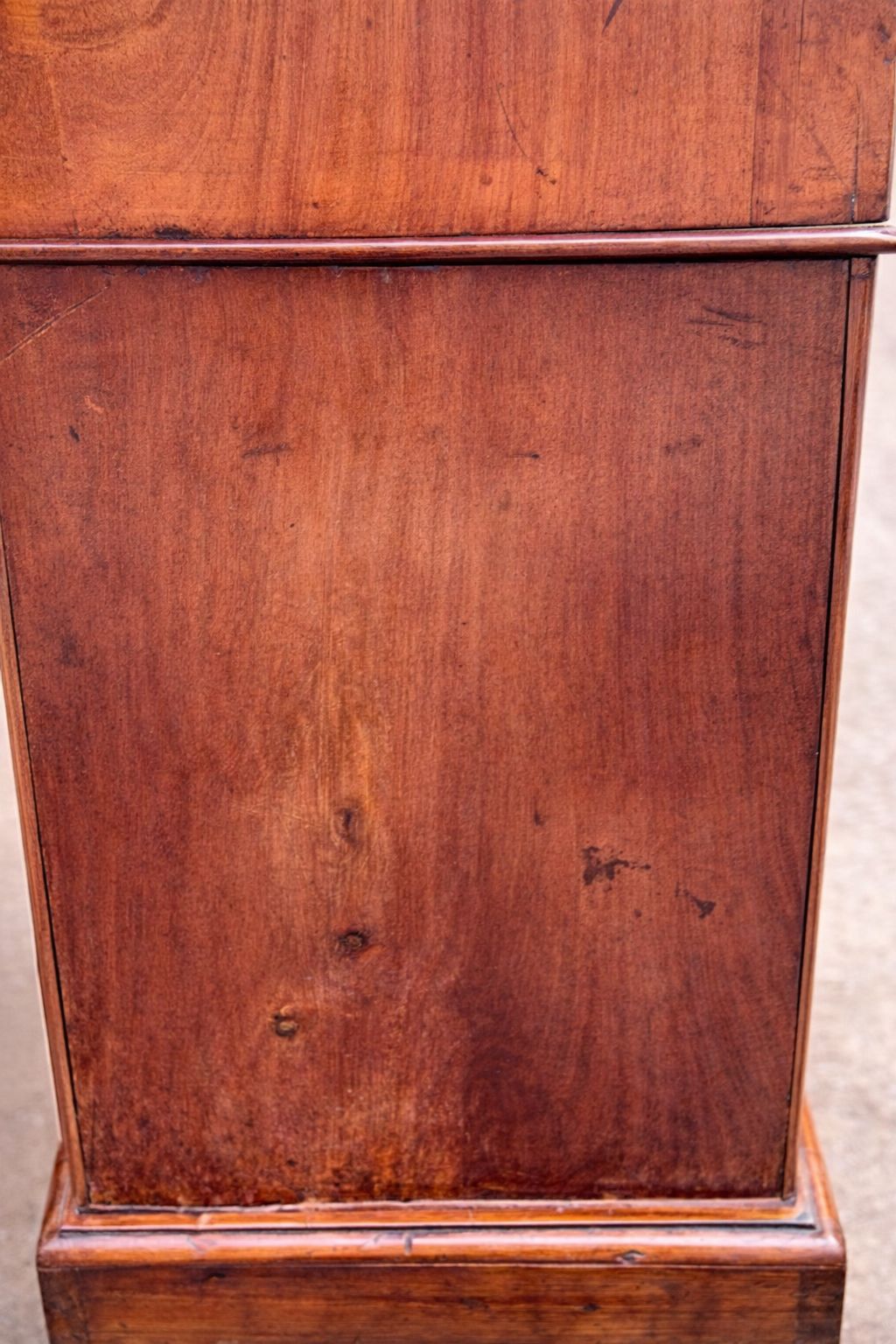 Late Victorian Mahogany Pedestal Desk With Original Leather Top photo vintage