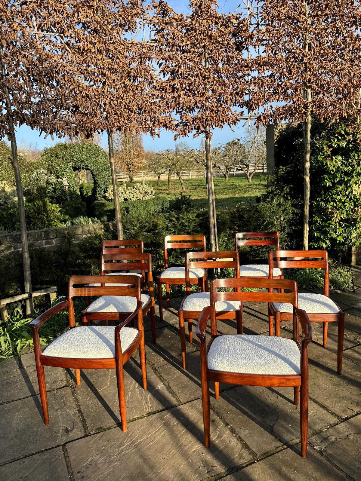 Mid Century Danish Rosewood Dining Chairs By H W Klein For Bramin Danish 1960 photo Furniture