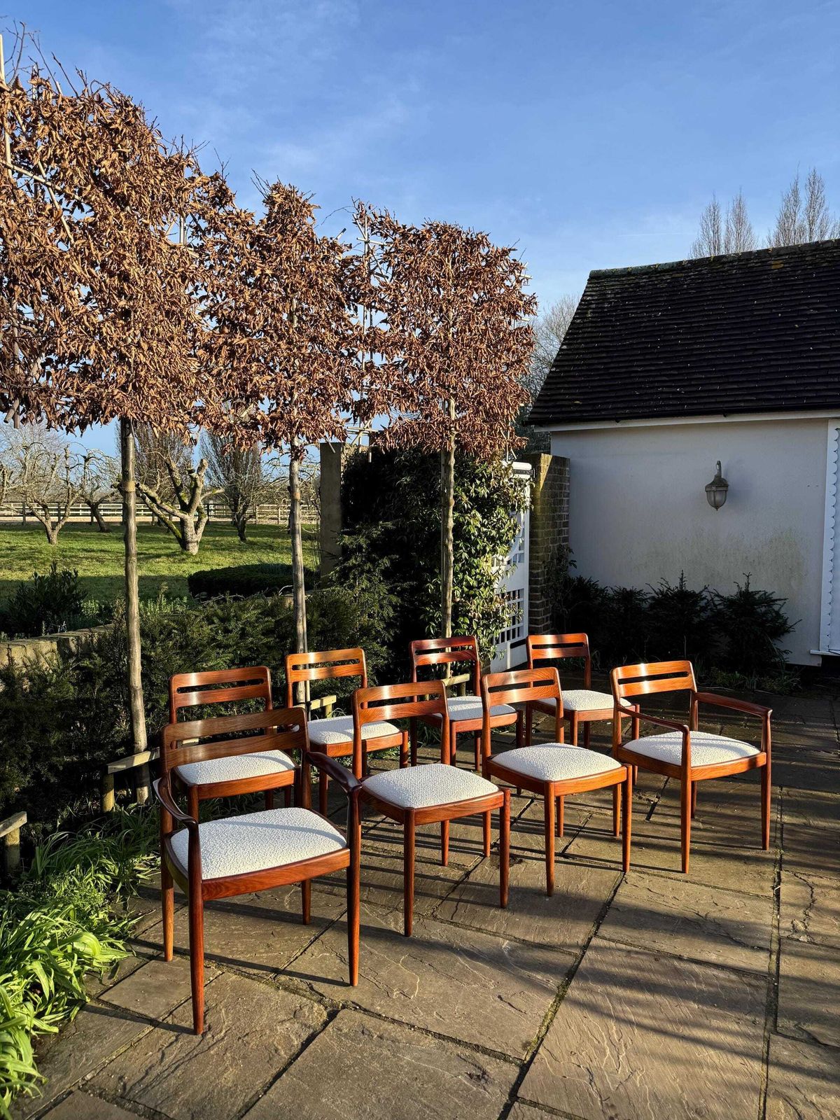 Mid Century Danish Rosewood Dining Chairs By H W Klein For Bramin Danish 1960 photo vinterior