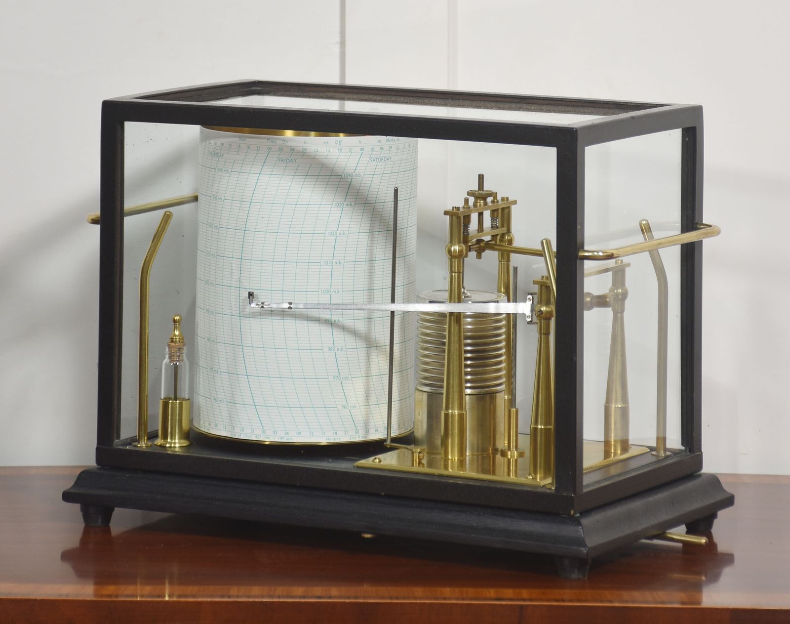 Home Decor Fine Aneroid Barograph By Short & Mason, London photo