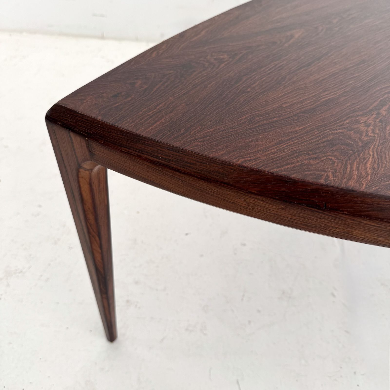 1960s Mid Century Danish Johannes Andersen Rosewood Coffee Table photo vinterior