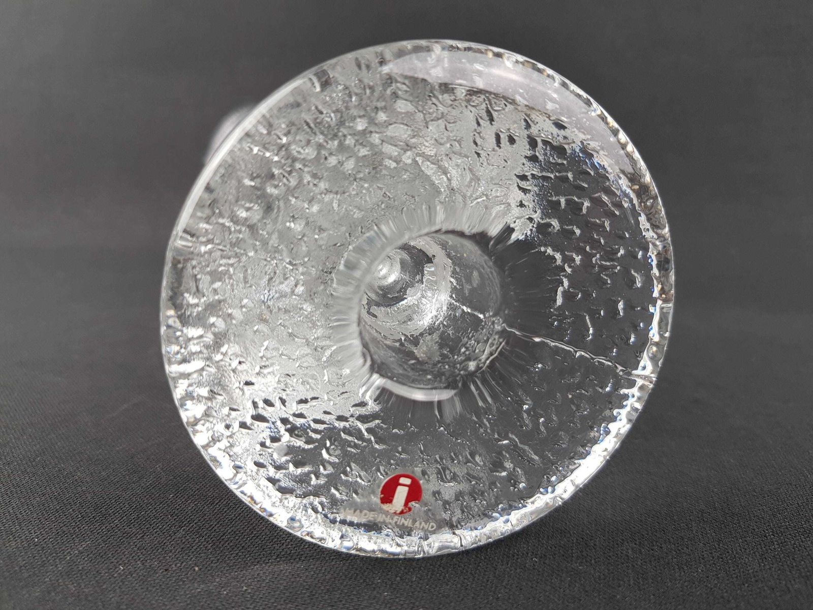 Vintage Iittala Glass Candleholder 6 Rings Festivo By Timo Sarpaneva Signed Finland 1967 photo buy