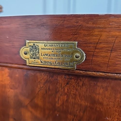 photo for sale Antique Bedside Cabinet Pot Cupboard Table Edwardian Waring & Gillows Mahogany