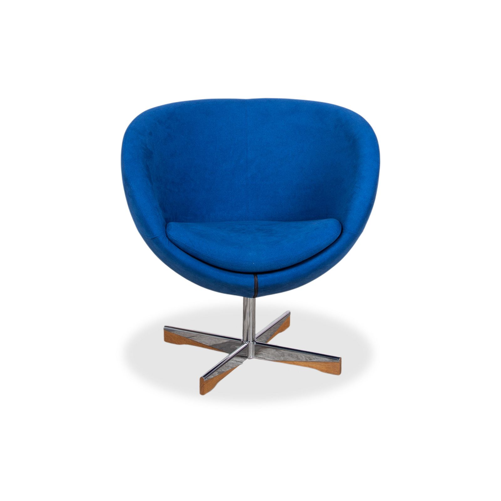 photo furniture Fauteuil Varier Planet en tissu bleu foncé, fonction pivotante
