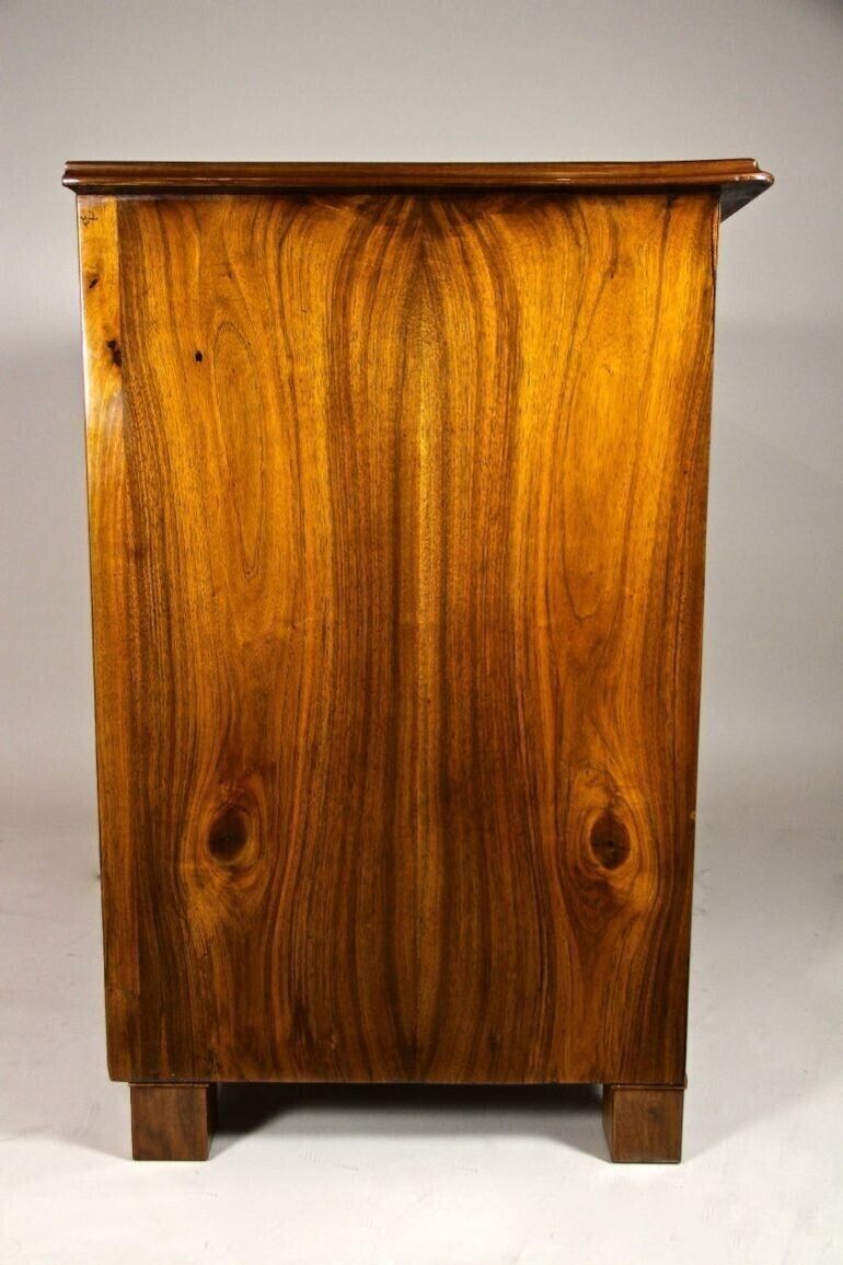 photo vintage 19th Century Nutwood Biedermeier Chest Of Drawers/ Commode, Austria, Ca. 1840