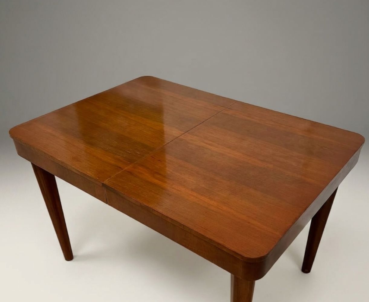 Uitschuifbare Eettafel Mid Century Hout Jindřich Halabala Jaren 1950 photo 1150.0
