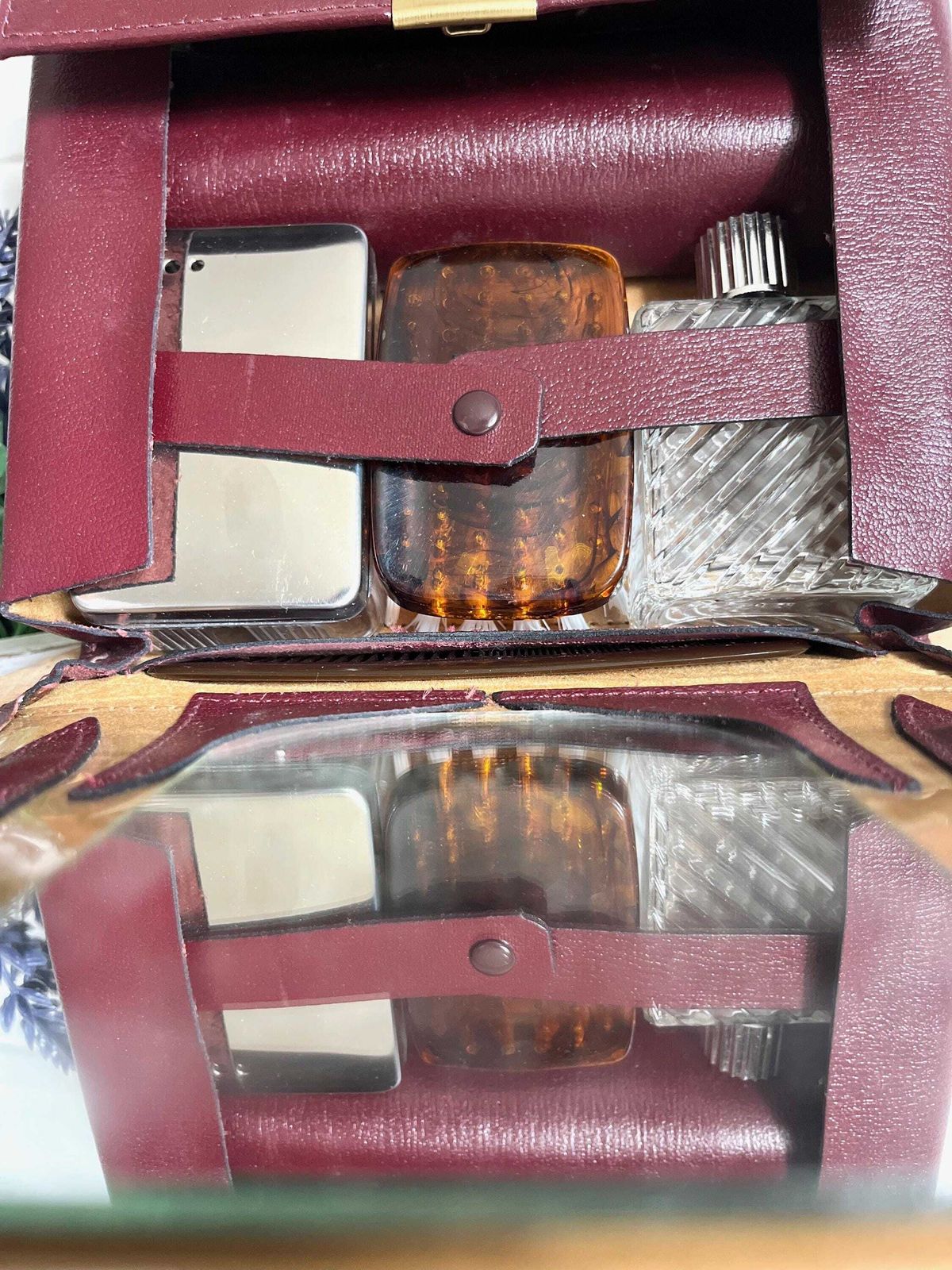 Vintage Men's Travel Kit, Men's Toiletry Bag photo vintage
