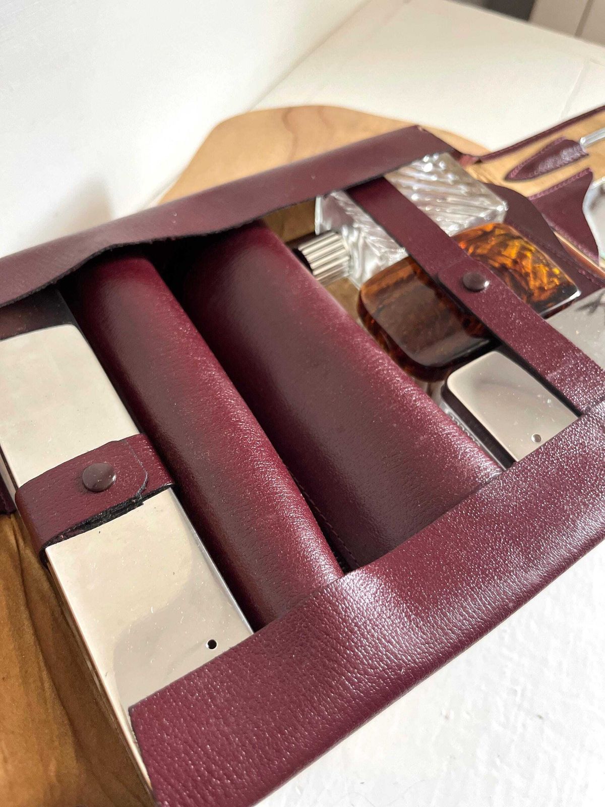 photo furniture Vintage Men's Travel Kit, Men's Toiletry Bag