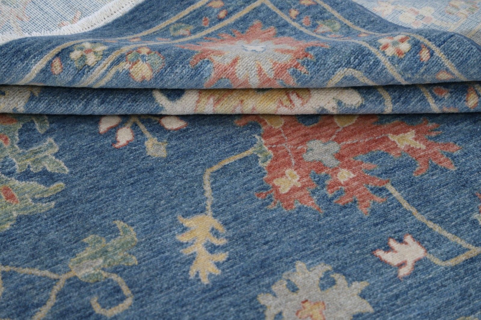 8'x9'10" Modern Turkish Area Rug, All Wool, Oushak Style Carpet For Home Decor photo 1670.0