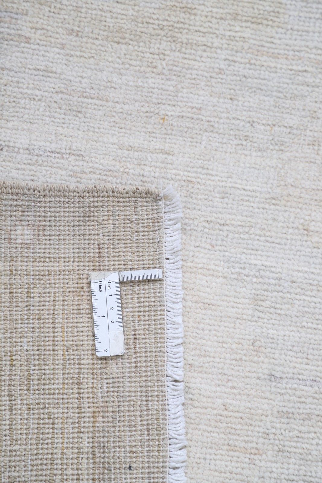10x13.3 Ft Handknotted Oushak Large Wool Area Rug, Beige Medallion Carpet photo Textiles