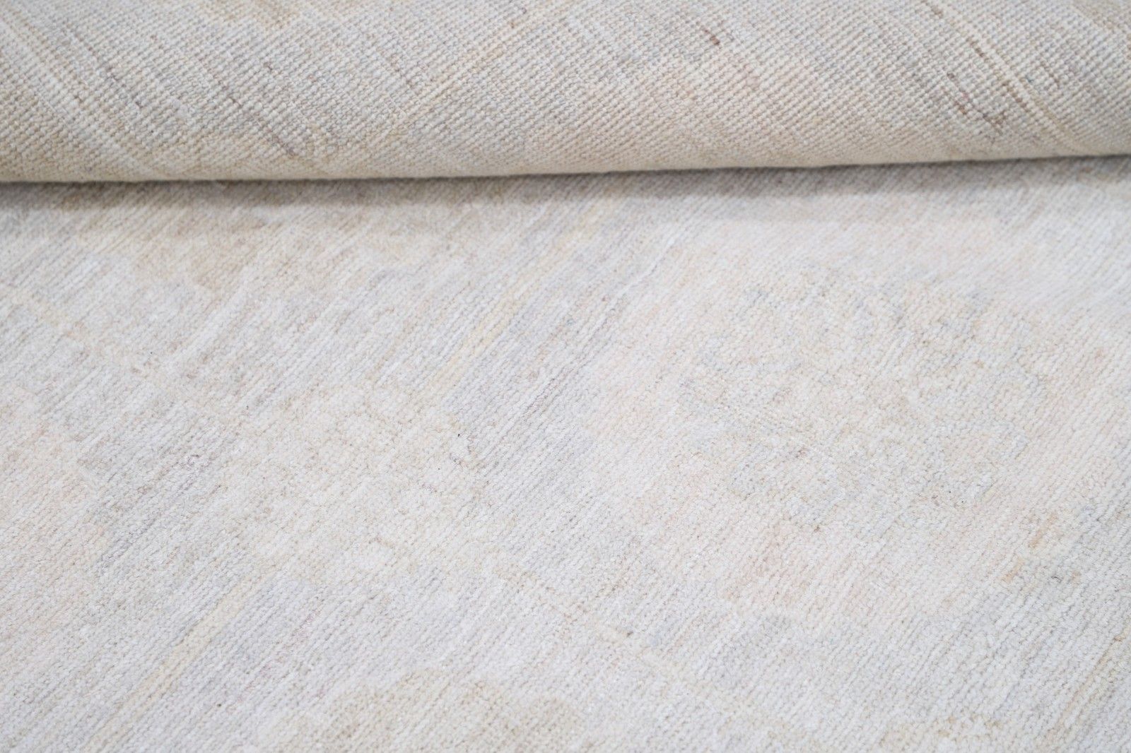 Tapis Oushak en laine noué à la main, grand format 10 x 13,3 pi, médaillon beige photo vinterior