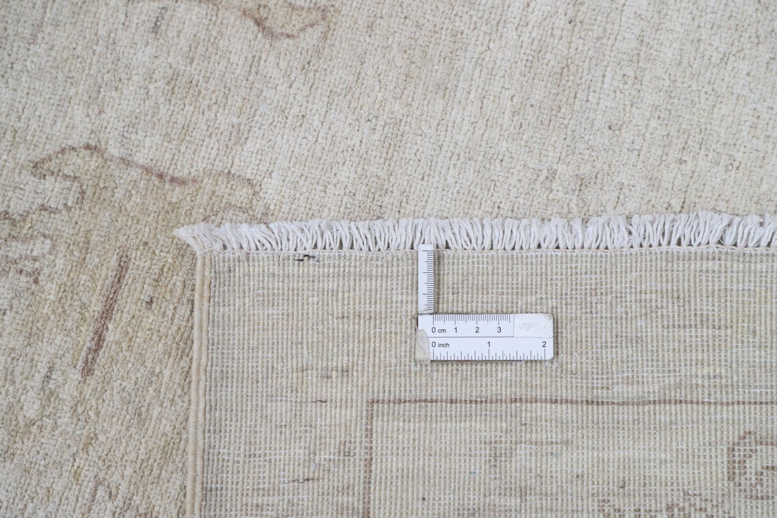 Tapis de salon turc noué à la main, beige, 183 x 244 cm (6 x 8 pi). 100 % laine photo buy