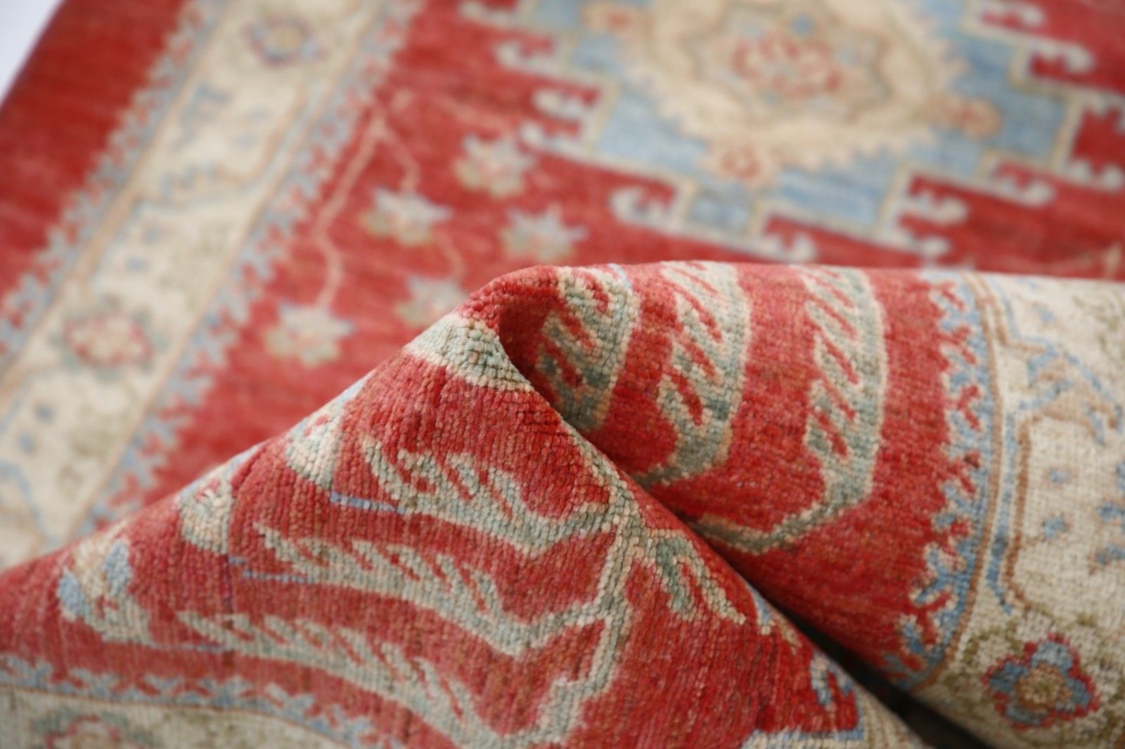 2.5x7.8 Ft Traditional Red Runner Rug For Kitchen And Corridor. Hallway Rug photo vinterior