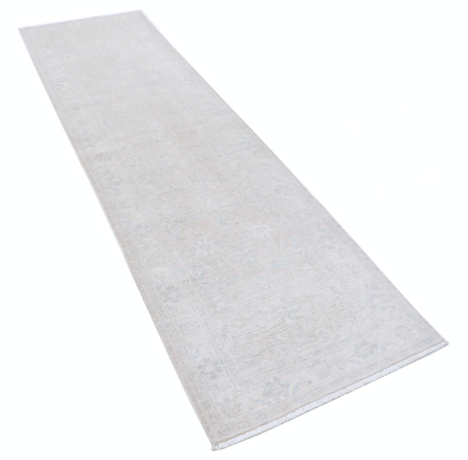 Tapis de couloir noué à la main 79 x 275 cm. Tapis de couloir beige. Tapis de cuisine en laine photo furniture