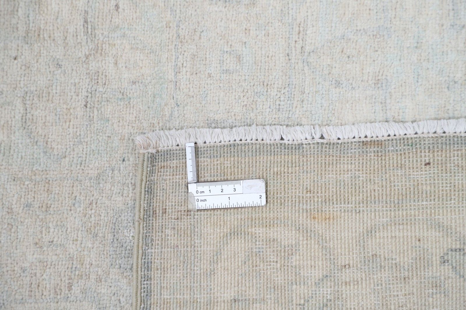 3x5,2 ft traditioneel handgeknoopt beige accent vloerkleed. Wollen vloerbedekking photo 772.0