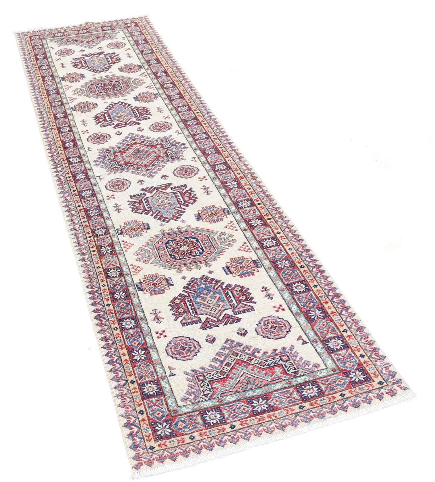 Tapis de couloir tribal 74 x 252 cm, noué à la main photo furniture