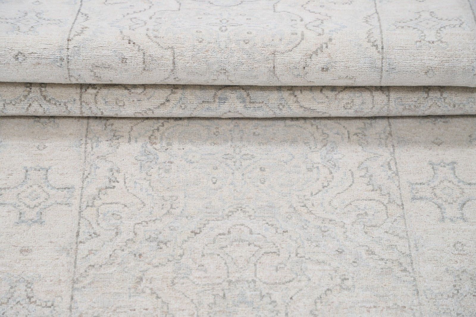 2.7x9.7 Ft Beige Hallway Rug. Kitchen Runner Rug. Handknotted Corridor Rug photo Textiles