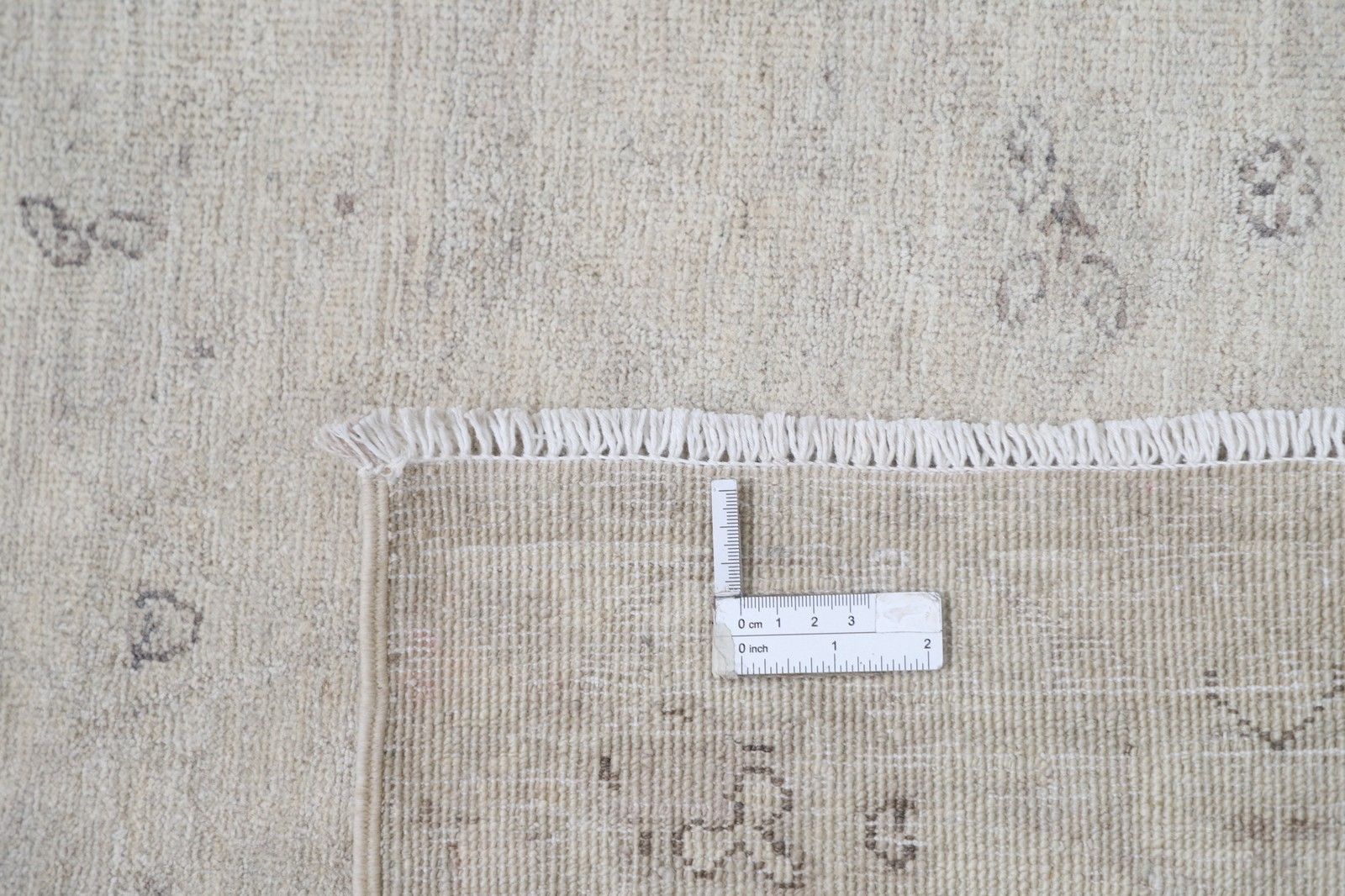 Tapis d'appoint turc traditionnel noué à la main, 3 x 4,8 pi. Tapis en laine aux tons neutres photo 674.0