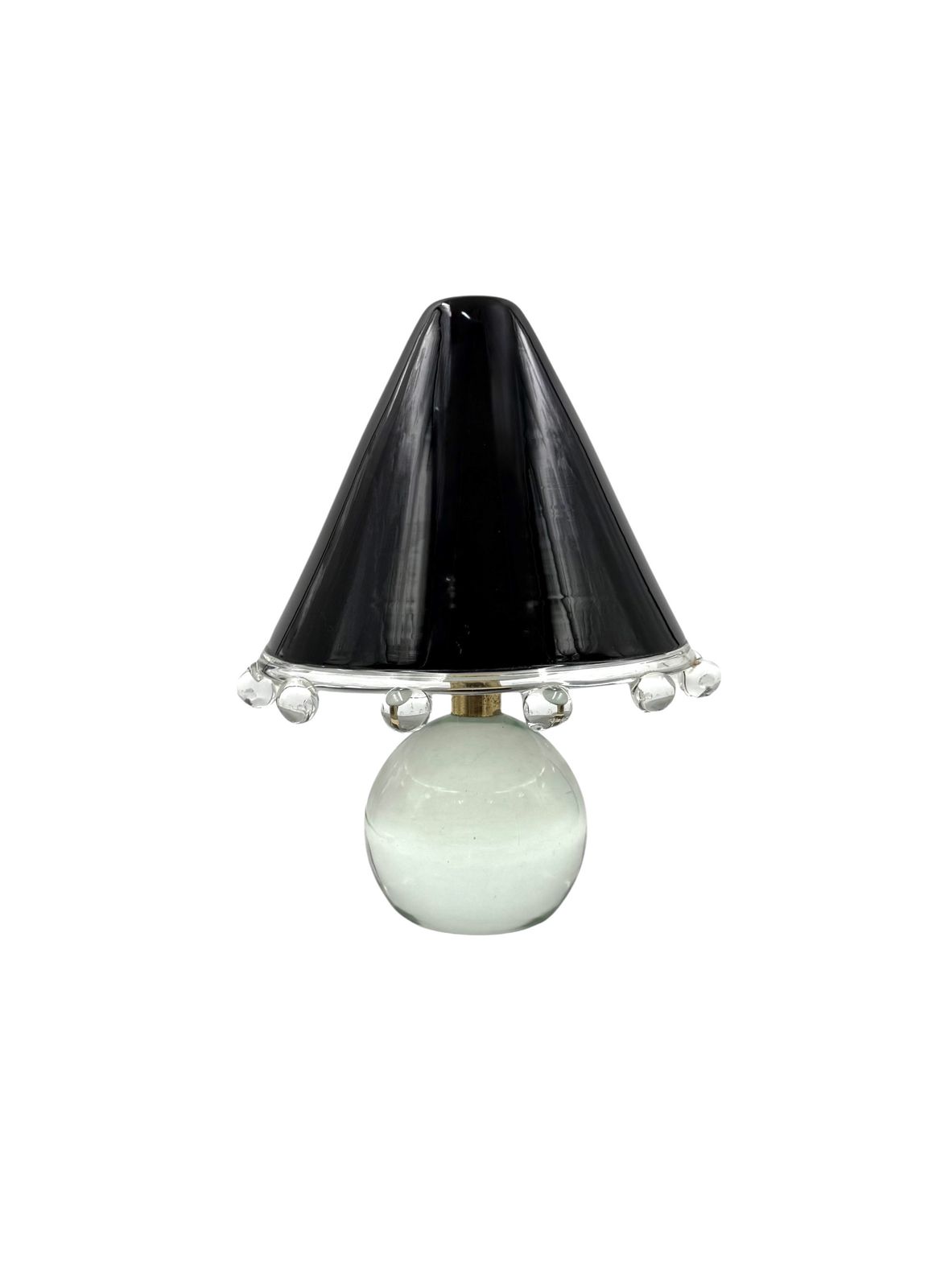 Murano Glass Table Lamp Mod. Budur, Roberto Pamio, Leucos Italy, 1970s