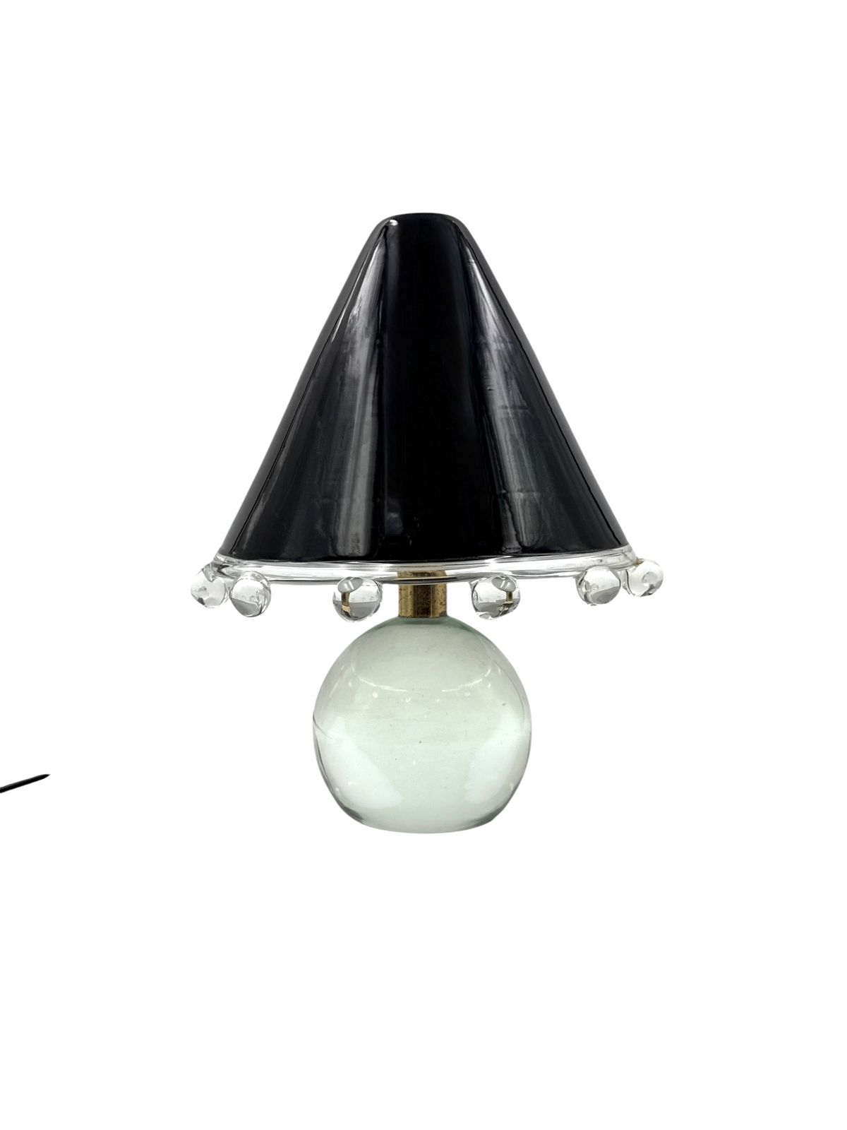 Murano Glass Table Lamp Mod. Budur, Roberto Pamio, Leucos Italy, 1970s photo vinterior