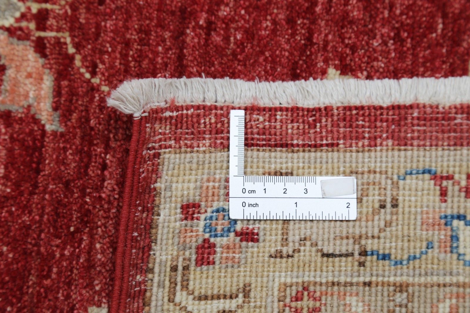 8,3x11,3 ft Handgeknoopt Bloemen Turks Wollen Vloerkleed. Rood en Beige Oushak Tapijt photo buy