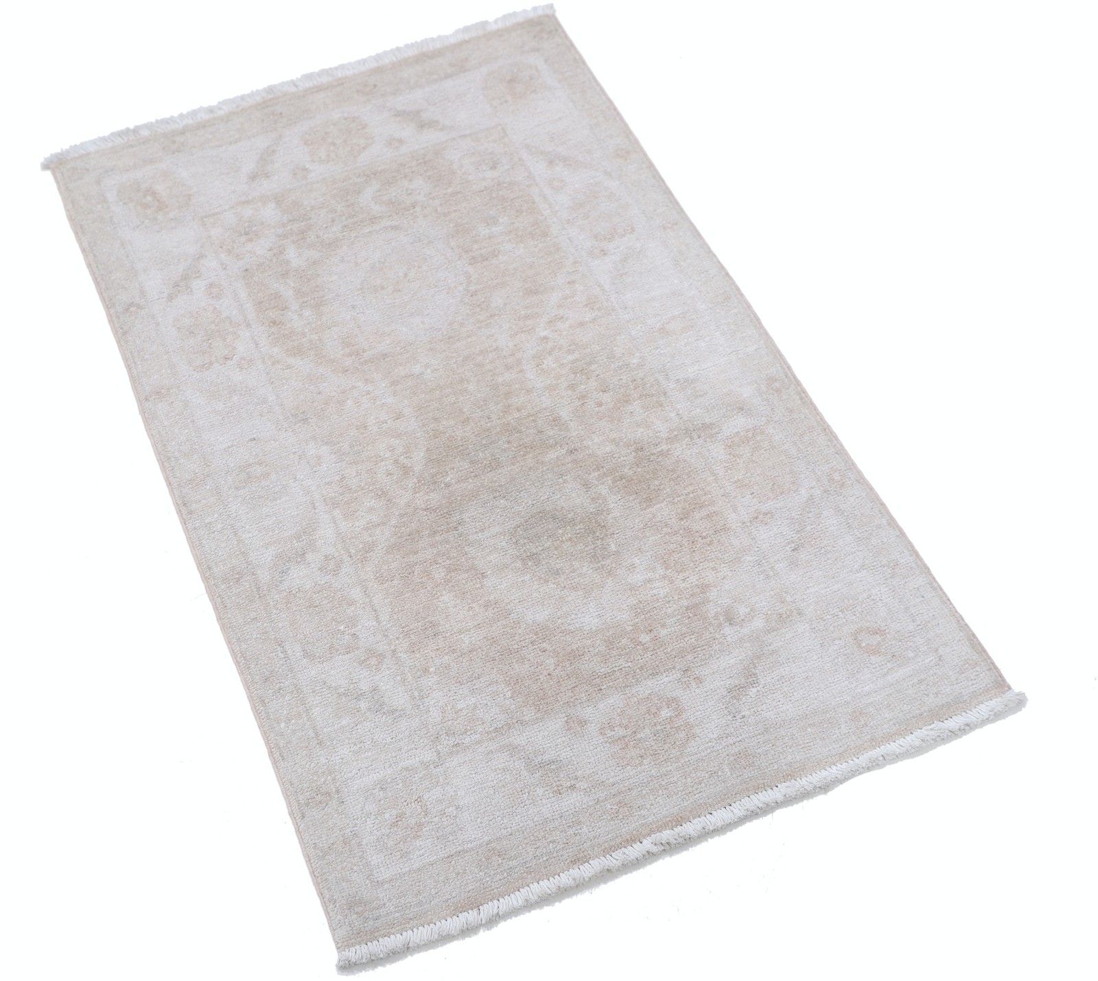 2x3.2 Ft Traditional Soft Colored Accent Rug. Hand Knotted Wool Turkish Area Rug photo furniture