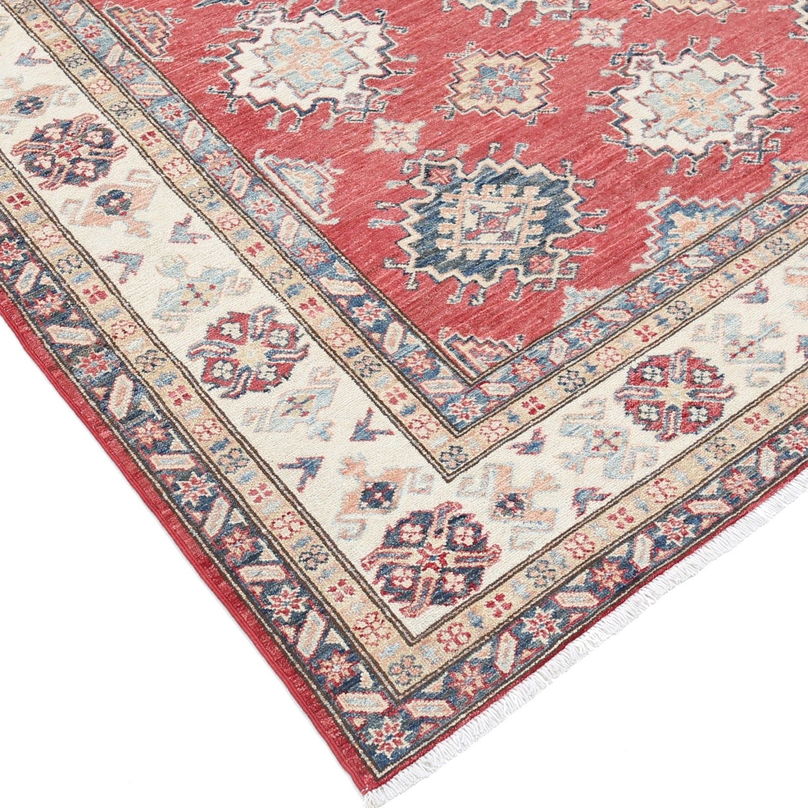 Tapis en laine noué main, style turc, 180 x 245 cm - rouge, chambre et salle à manger photo buy